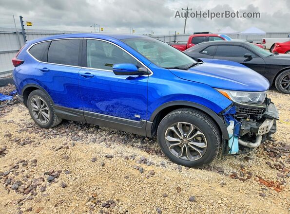 7FARW2H56ME013798 2021 HONDA CR-V Blue Առջևի աջ