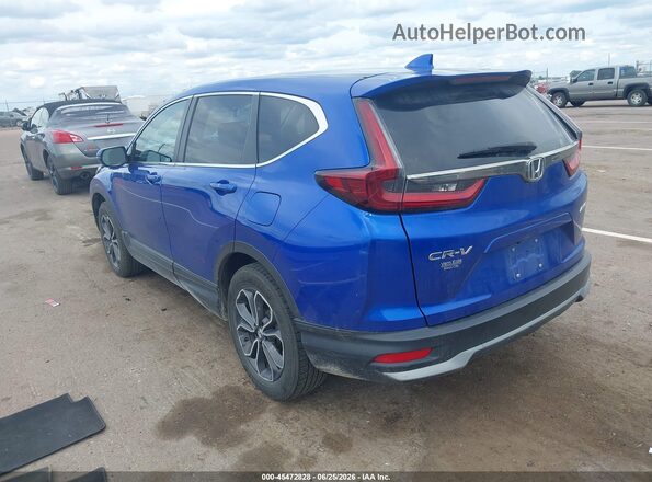 7FARW2H56NE018145 2022 HONDA CR-V Blue Trasero izquierdo