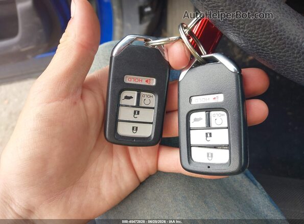 7FARW2H56NE018145 2022 HONDA CR-V Blue Vista del salpicadero
