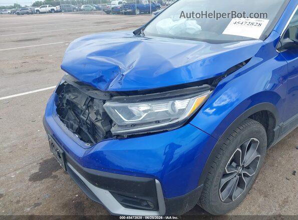 7FARW2H56NE018145 2022 HONDA CR-V Blue Vista frontal