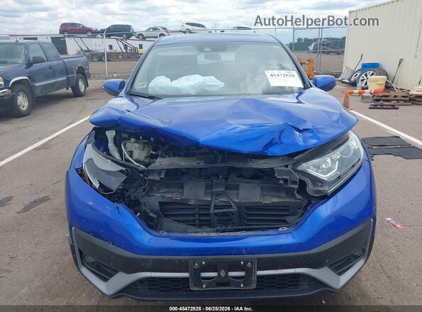 7FARW2H56NE018145 2022 HONDA CR-V Blue Vista del cuadro de instrumentos