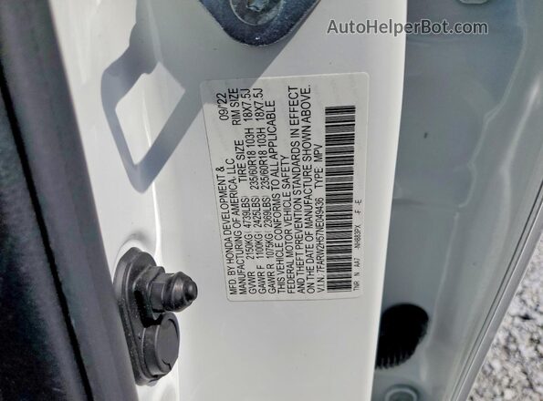 7FARW2H57NE049436 2022 HONDA CR-V Белый 