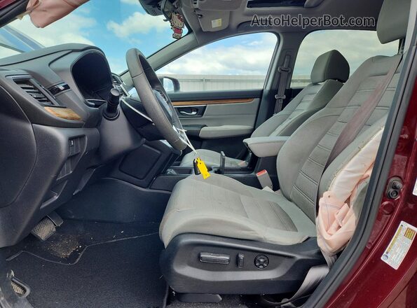 7FARW2H58JE047172 2018 HONDA CR-V Burgundy Вид салону спереду