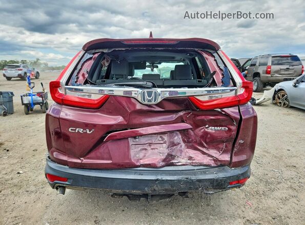 7FARW2H58JE047172 2018 HONDA CR-V Burgundy Вид ззаду