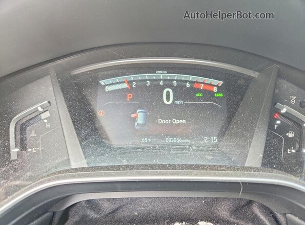 7FARW2H58JE047172 2018 HONDA CR-V Burgundy Вид щитка приладів
