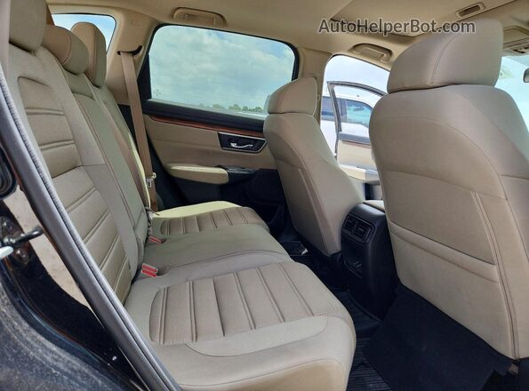 7FARW2H58JE048578 2018 HONDA CR-V Black უკანა სავარძლების ხედი