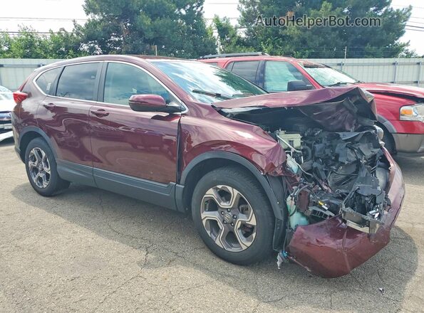 7FARW2H59JE091648 2018 HONDA CR-V Burgundy 