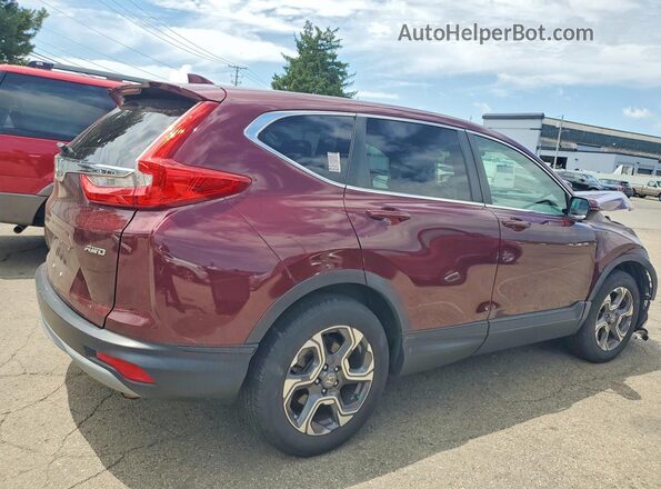 7FARW2H59JE091648 2018 HONDA CR-V Burgundy 