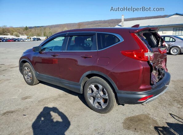 7FARW2H59KE034254 2019 HONDA CR-V Burgundy Задня ліва чверть