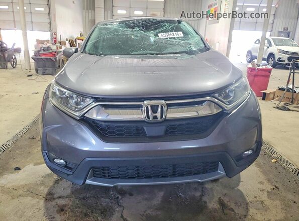 7FARW2H59KE054830 2019 HONDA CR-V Gray წინა ხედი