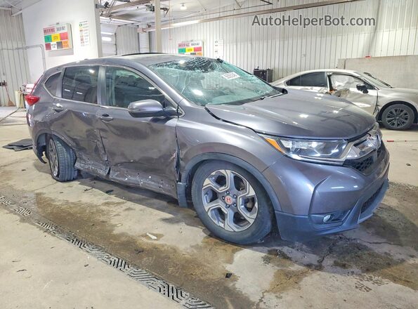 7FARW2H59KE054830 2019 HONDA CR-V Gray წინა მარჯვენა