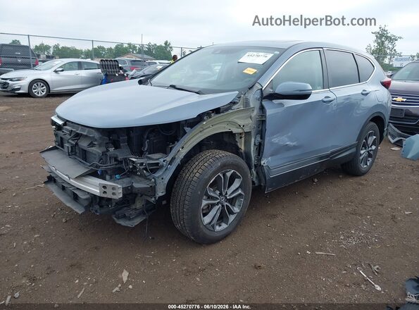 7FARW2H59NE031388 2022 HONDA CR-V Gray Առջևի ձախ երեք քառորդ տեսարան