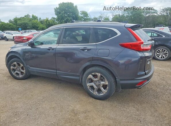 7FARW2H5XJE019616 2018 HONDA CR-V Gray Rear left