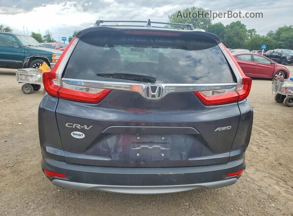 7FARW2H5XJE019616 2018 HONDA CR-V Gray Rear view