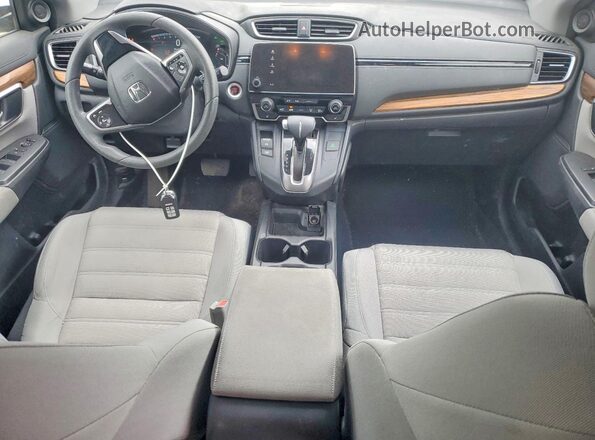7FARW2H5XJE019616 2018 HONDA CR-V Gray Dashboard view