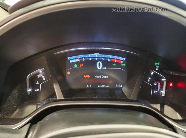 7FARW2H5XNE032078 2022 HONDA CR-V White Widok zestawu wskaźników