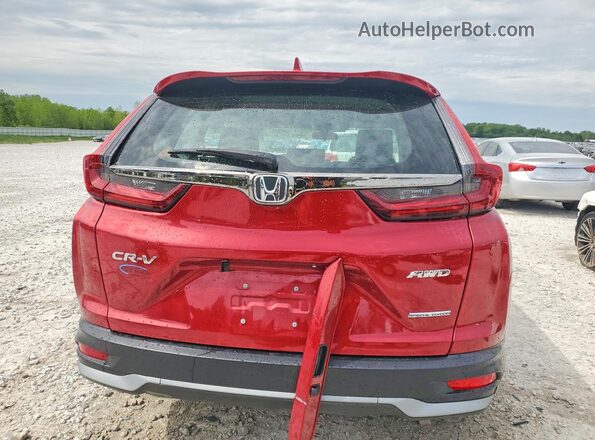 7FARW2H73NE016015 2022 HONDA CR-V Burgundy Rear view