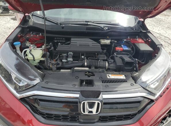 7FARW2H73NE016015 2022 HONDA CR-V Burgundy Engine compartment view