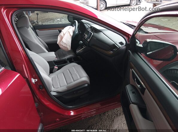 7FARW2H80NE037221 2022 HONDA CR-V Красный Вид салона спереди