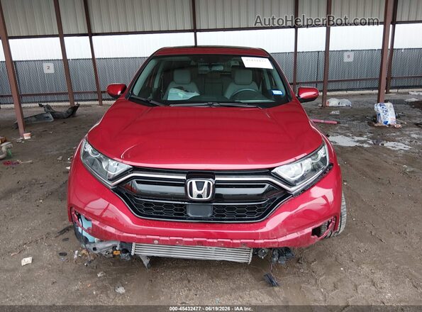 7FARW2H80NE037221 2022 HONDA CR-V Красный Вид щитка приборов