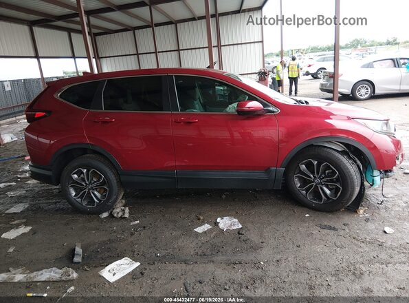 7FARW2H80NE037221 2022 HONDA CR-V Красный Вид задней части салона