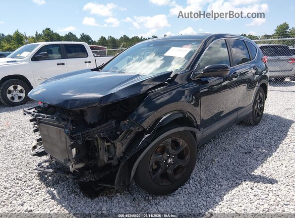 7FARW2H81JE035472 2018 HONDA CR-V Черный Передняя левая четверть