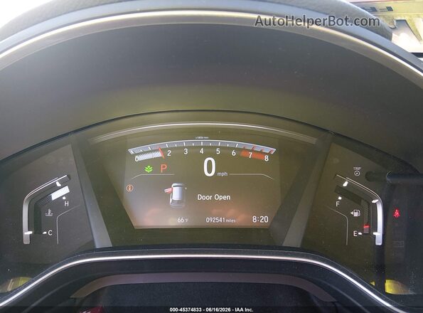 7FARW2H81JE053566 2018 HONDA CR-V Gray Widok tylnych siedzeń