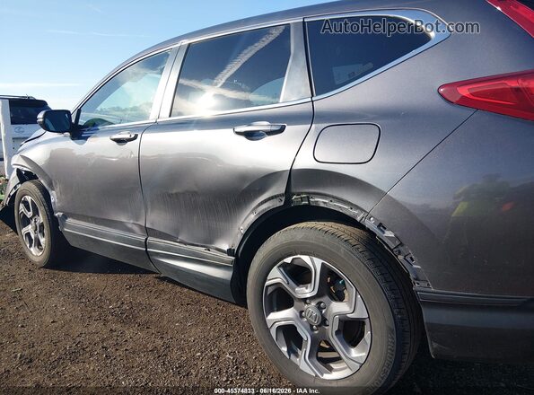 7FARW2H81JE053566 2018 HONDA CR-V Gray Widok zestawu wskaźników