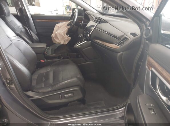 7FARW2H81ME007160 2021 HONDA CR-V Gray წინა სალონის ხედი