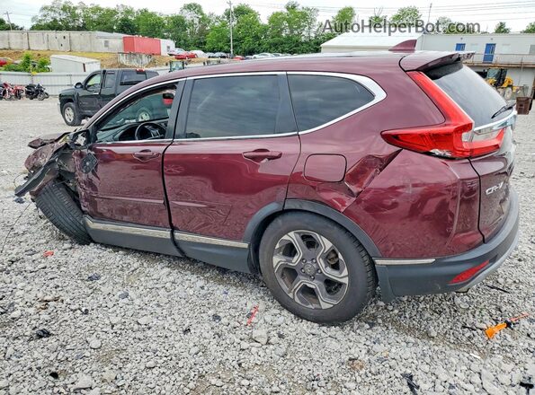 7FARW2H82JE010208 2018 HONDA CR-V Темно-бордовый Задняя левая четверть