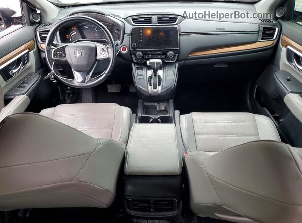 7FARW2H82JE010208 2018 HONDA CR-V Темно-бордовый Вид панели приборов