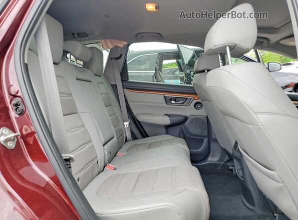 7FARW2H82JE010208 2018 HONDA CR-V Темно-бордовый Вид задней части салона
