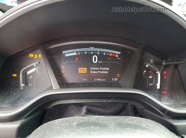 7FARW2H82JE010208 2018 HONDA CR-V Темно-бордовый Вид щитка приборов