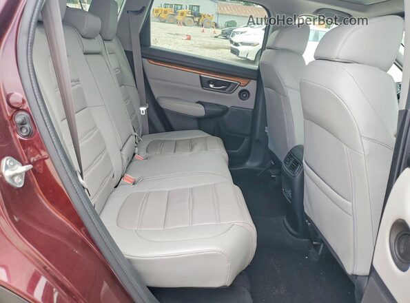 7FARW2H82JE085054 2018 HONDA CR-V Burgundy Widok wnętrza z tyłu
