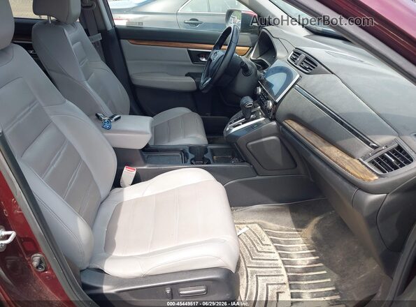 7FARW2H82JE103388 2018 HONDA CR-V Maroon წინა სალონის ხედი