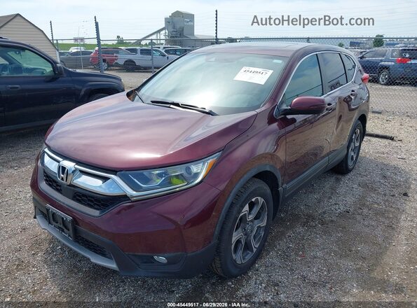 7FARW2H82JE103388 2018 HONDA CR-V Maroon წინა მარცხენა ხედი სამი მეოთხედიდან