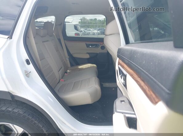 7FARW2H82KE053416 2019 HONDA CR-V White VIN კოდის სტიკერის ხედი