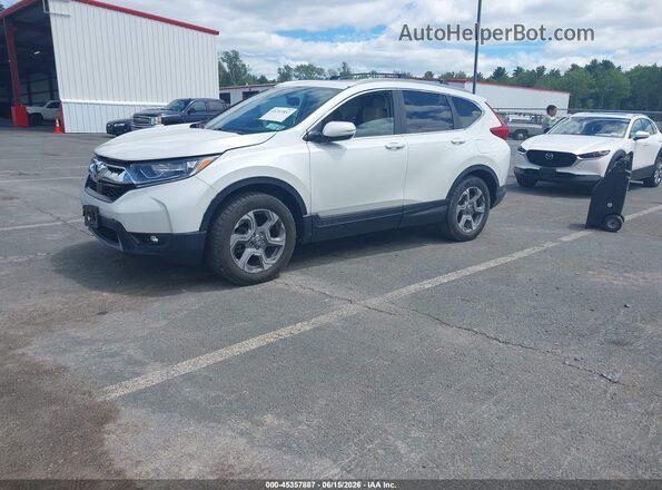 7FARW2H82KE053416 2019 HONDA CR-V White წინა მარცხენა ხედი სამი მეოთხედიდან