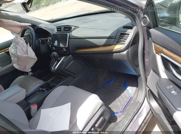 7FARW2H83JE070272 2018 HONDA CR-V Gray Вид салону спереду