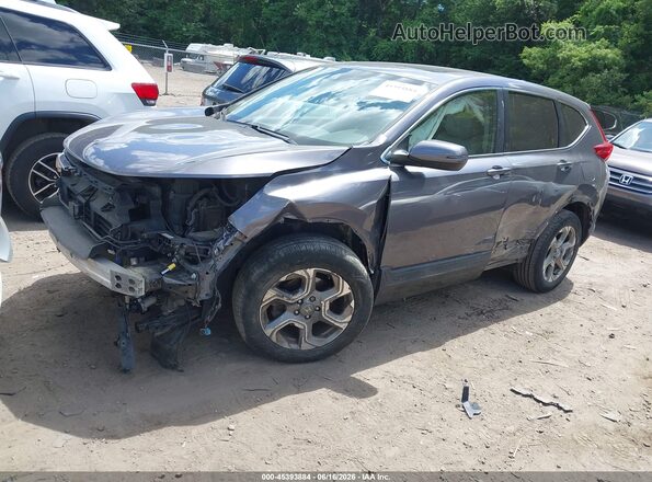 7FARW2H83JE070272 2018 HONDA CR-V Gray Передня ліва чверть