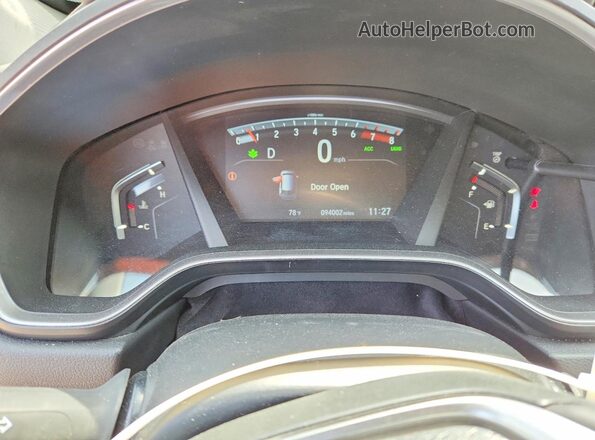 7FARW2H83JE085340 2018 HONDA CR-V Blue ხელსაწყოთა პანელის ხედი