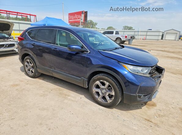 7FARW2H83JE085340 2018 HONDA CR-V Blue წინა მარჯვენა