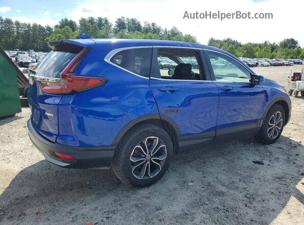 7FARW2H83ME010268 2021 HONDA CR-V Blue Rear right