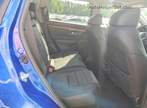7FARW2H83ME010268 2021 HONDA CR-V Blue Rear interior view