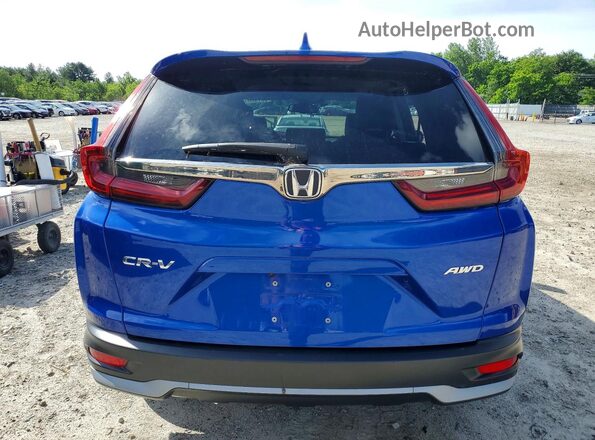 7FARW2H83ME010268 2021 HONDA CR-V Blue Rear view