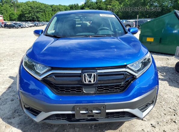 7FARW2H83ME010268 2021 HONDA CR-V Blue Front view