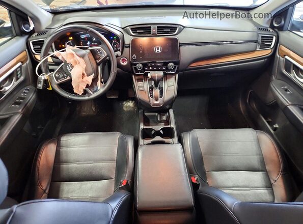 7FARW2H84JE002823 2018 HONDA CR-V Tan Widok deski rozdzielczej