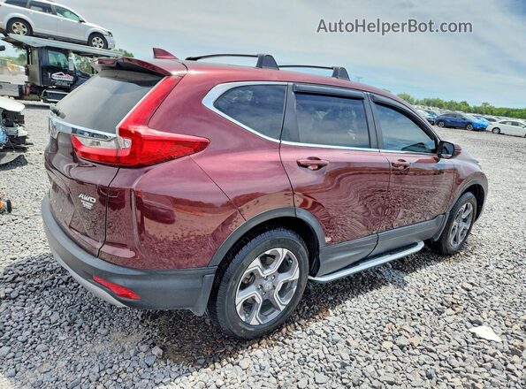 7FARW2H84KE000846 2019 HONDA CR-V Maroon Հետևի աջ