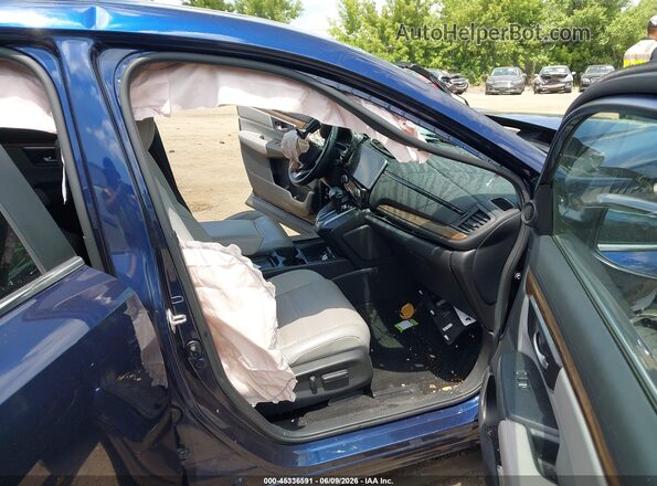 7FARW2H85JE015547 2018 HONDA CR-V Blue Vista interior delantera