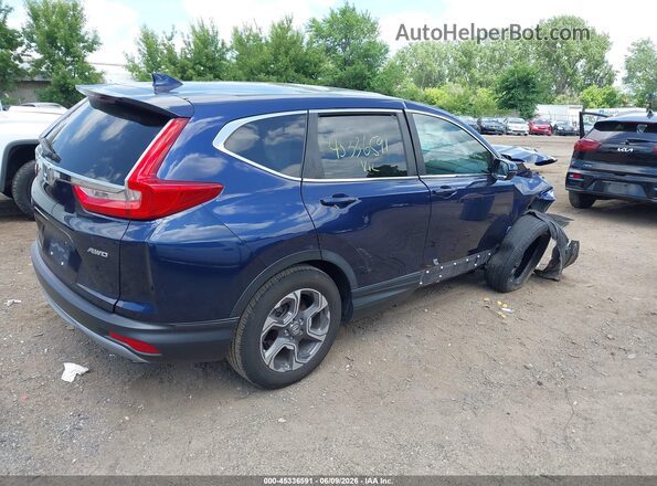 7FARW2H85JE015547 2018 HONDA CR-V Blue Trasero derecho
